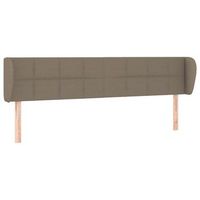 cabecerocabecero de camapanel de cabecera de tela gris taupe 163x23x7888 cm