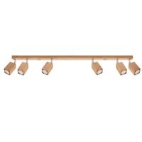 lampara de techo roble madera alt 20 cm