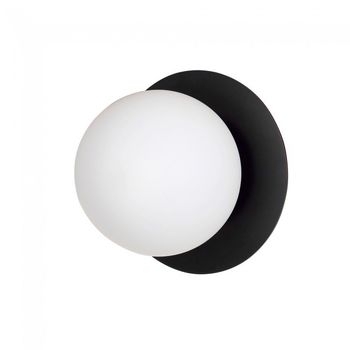 Aplique de pared meltis negro
