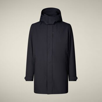 Save The Duck Parka D41584M WOLT21/3 SAM-90010 BLUE BLACK para hombre