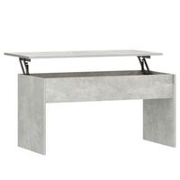 mesa de cafe  mesa de centro madera de ingenieria hormigon 102x505x525 cm