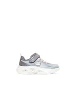 zapatillas skechers sola glow 20 - dazz nina light gray-multi mesh