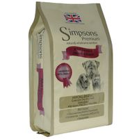 simpsons premium sensitive adult dog - chicken  potato - economy pack 2 x 12kg