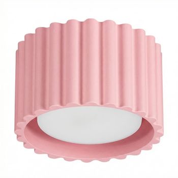 Plafone rosa aluminio alt. 6 cm