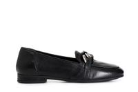 mocasines de mujer de piel con cadena black 36