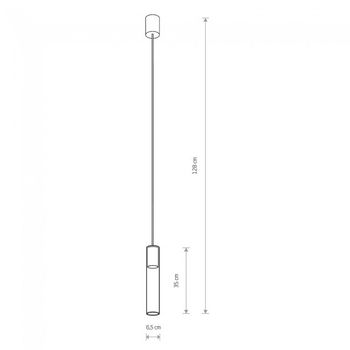 Lámpara de techo cylinder