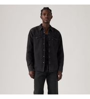 levis para hombre 85744-0127 camisa barstow western negro s casual algodon manga larga