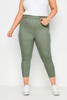 yours jeggings capri elasticos verdes grace mujer curvy y tallas grandes yours