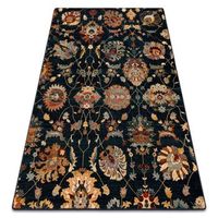 alfombra de lana superior latica azul oscuro 235x350 cm