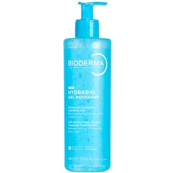 Bioderma Hydrabio Foaming Gel Face Wash for Dry Dehydrated Skin 400ml