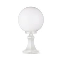 dopo lighting - baliza de jardin cast ip43 70w e27 bl