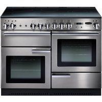 rangemaster professional 110 electric range cooker - stainless steel  chrome stainless steel