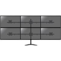 kimex soporte de mesa giratorioinclinablerotativo para 6 pc 17-32 vesa 100x100 max 6kgpantalla