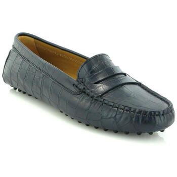 Atlanta Mocassin Mocasines Drivers Michèle en piel efecto cocodrilo para mujer