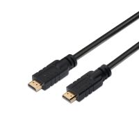 aisens cable hdmi 20 premium 4k 60hz 18gbps machomacho con repetidor 20m negro