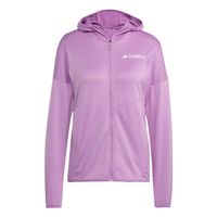 adidas terrex xpr light fleece chaqueta para correr mujeres-lila