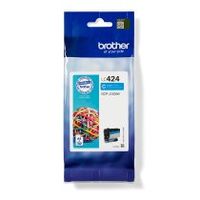 brother lc424c cartucho de tinta 1 piezas original cian