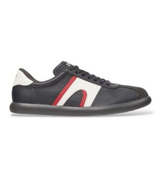 Camper para hombre. K100937-023 Zapatillas de piel Pelotas Soller multicolor (40), Negro, Plano, Ninguno, Casual