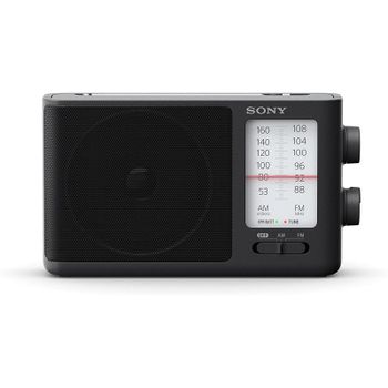 Sony ICF-506 Radio Analógica AM/FM Negra