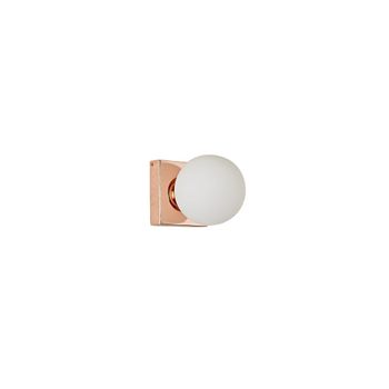 Aplique metal y vidrio  10 cm