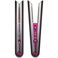 dyson corrale hair straightener - black nickel  fuchsia black
