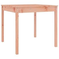 mesa de jardin  mesa de exterior madera maciza de abeto douglas 825x825x76 cm
