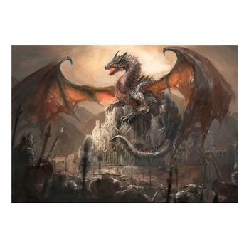 Papel Pintado 3d - Castillo Del Dragón (400x280 Cm)