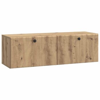 Mueble De Tv De Pared 98 X 31 X 30 Cm Roble Artisan Vidaxl