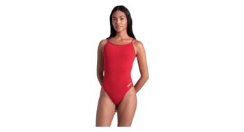 Banador arena team dos lace uni rojo mujer