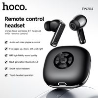 auriculares inalambricos hoco bluetooth 60 con microfono remoto para musica y deportes auriculares con microfono larga duracion en espera audio hifi estereo aac sbc