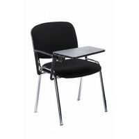 pack 4 sillas ofis chrome con pala de tela 784743 cm - negro