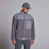 forro polar borg para hombre de mp - dark heather - s