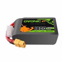 bateria lipo ovonic 148v 1800mah 120c 4s con conector xt60 para drones de carreras freestyle rc fpv de 5 pulgadas