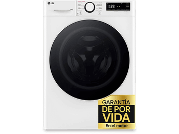 Lavadora carga frontal - LG F4WR6010A0W, Serie 600, 10 kg, 1400 rpm, 12 programas, AI Direct Drive™, TurboWash™360˚, Blanco