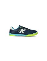 zapatillas de futbol sala kelme elite hombre marino y lima
