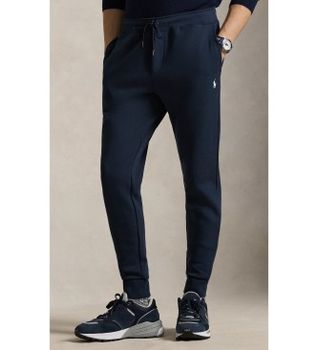 Polo Ralph Lauren para hombre. 710888283002 Pantalón jogger de punto doble marino (S), Casual, Algodón