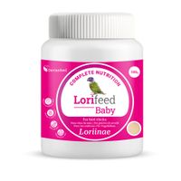 lorifeed baby - papilla para loris 800 g - polvo nutritivo para cria de aves nectarivoras - etapas iniciales - potencia el desarrollo - davianfeed