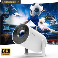 proyector magcubic hy300 pro 8k android 14 dual wifi6 290ansi allwinner h726 bt54 1080p 1280720p proyector de cine en casa para exteriores