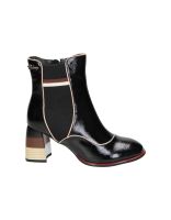 botines de tacon rockaway 84563a en negro 36
