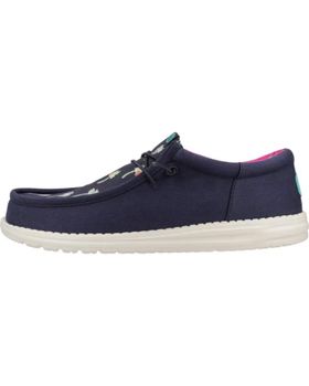 de HEY DUDE INFORMALES HOMBRE MODELO WALLY FUNK PARTY PALM COLOR AZUL BL BLUMLT