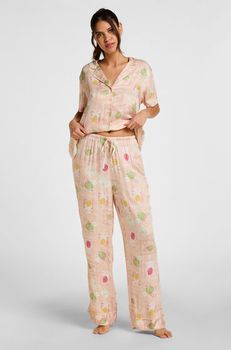 Hunkemöller Pantalón de satén Naranja