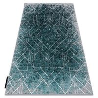 alfombra de luxe moderna 626 geometrico diamantes - structural gris  140x190 cm