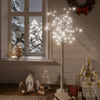 vidaxl arbol de navidad led blanco frio sauce interior exterior 15 m