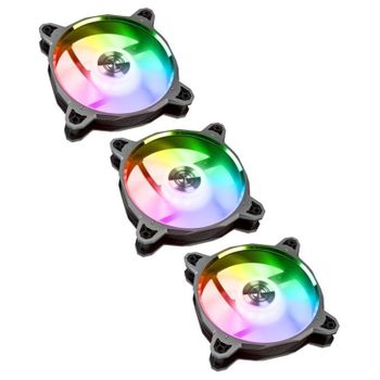 Lian-Li Bora Digital Pack 3 Ventiladores 120mm ARGB Gris Espacial