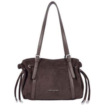 LANCASTER Bolsa Bolso Tote Velvet Emma M Marrón para mujer