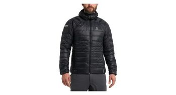 Chaqueta con capucha de plumon haglofs l i m negro para hombre