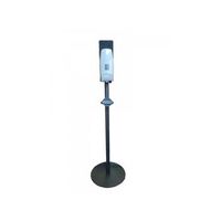dispensador optico de gel desinfectante con soporte de pie