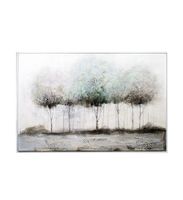 cuadro al oleo de madera multicolor 80x120 cm