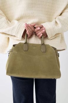 Bolso De Mano Liza De Piel Auténtica