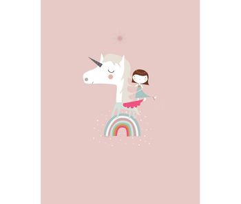 Funda nórdica cuna/maxicuna unicorn pink maxicuna 70-80 cm